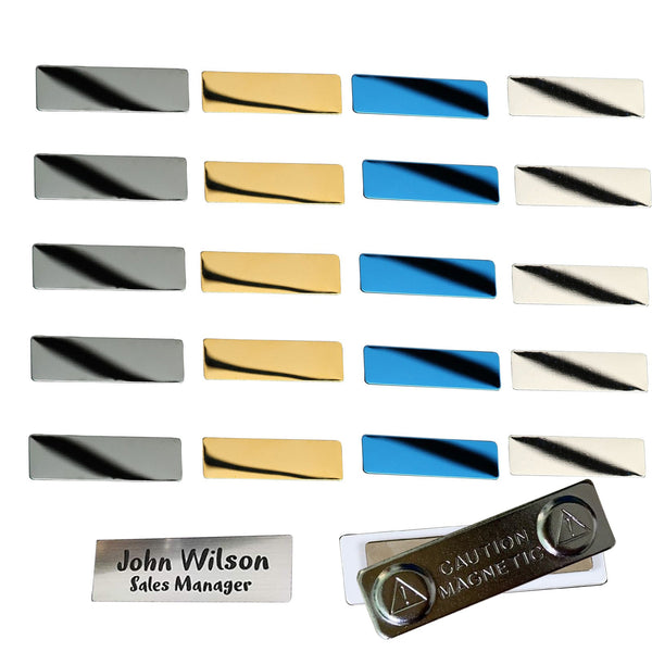 Creality Falcon Series Edelstahl Namensschilder - 20 Stück