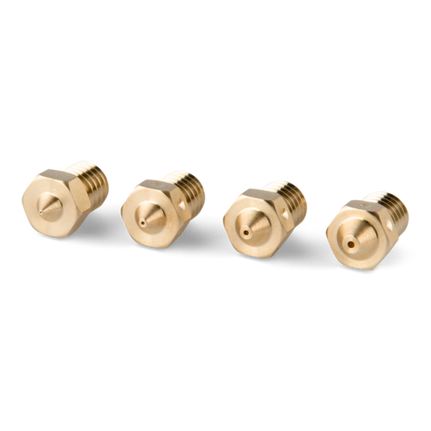 PrimaCreator P120 messing nozzle set (4 stuks, gemengde maten)