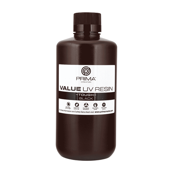 PrimaCreator Value Tough UV Harz (ABS Like) - 1 kg - Schwarz