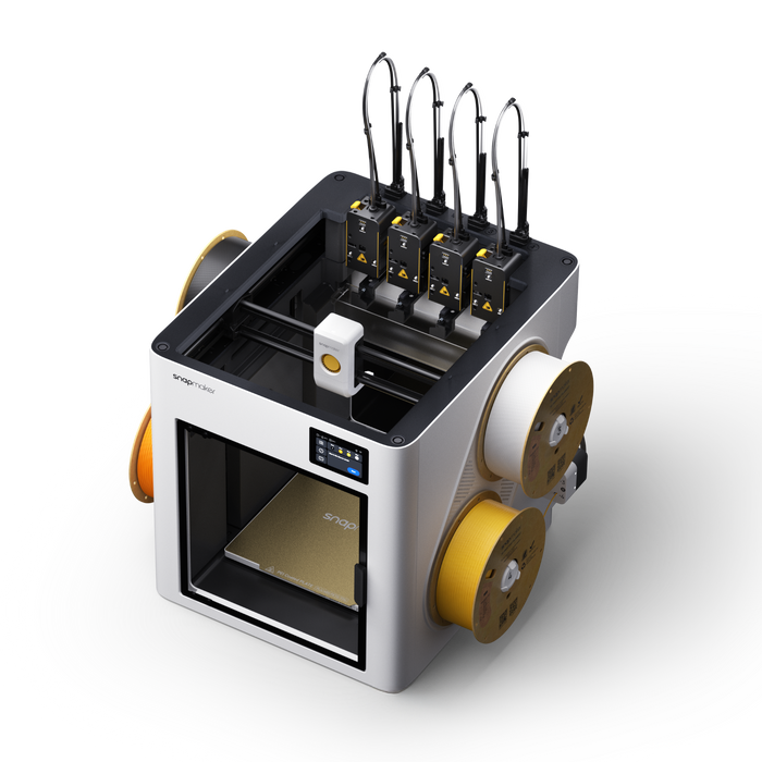 Snapmaker U1 – Toolwisselende 3D-printer met 4 koppen & 300 mm/s