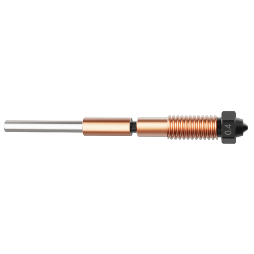 Mingda geïntegreerde hardmetalen nozzle 0,4 mm (SiC/DLC) – reserveonderdeel voor meerdere Mingda-modellen